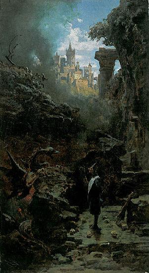 Der Hexenmeister, Carl Spitzweg